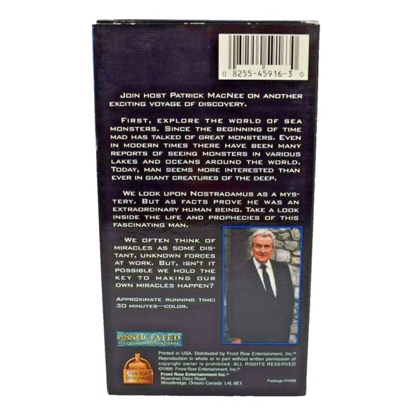 Unexplained Mysteries Nostradamus VHS, 1999 - Picture 2 of 5